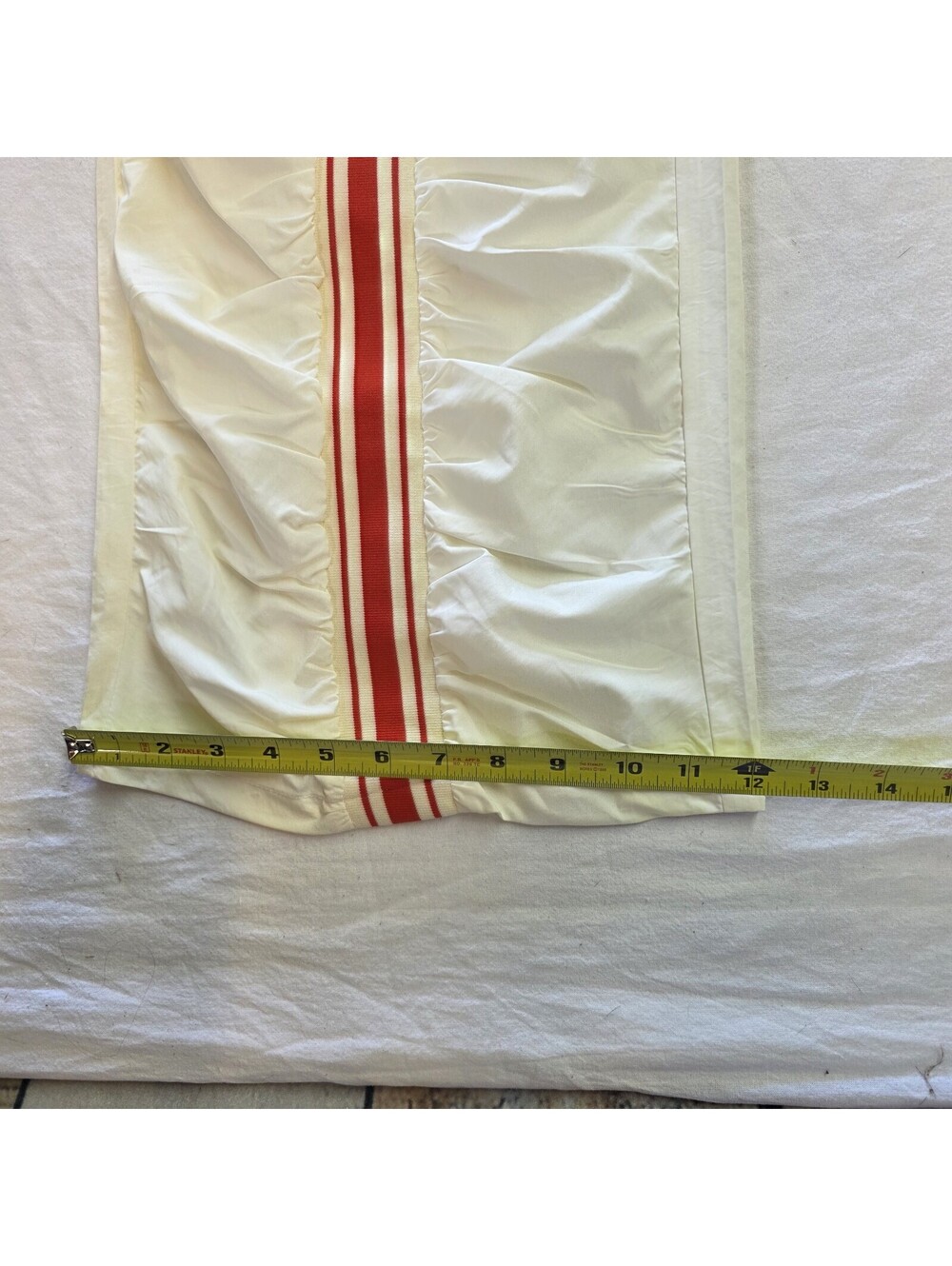 Fashion NOVA Sporty Spice Nylon Pant - Red Stripe White/combo Large - Picture 7 of 11